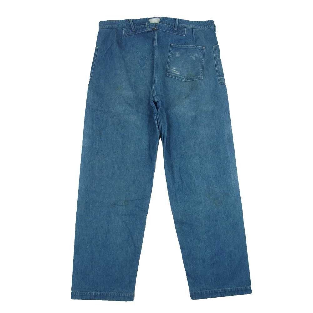 オールドジョー 222OJ-PT22 WADORI MOULDER TROUSER パッチワーク リメイク デニム トラウザー パンツ インディゴブルー系 36【中古】