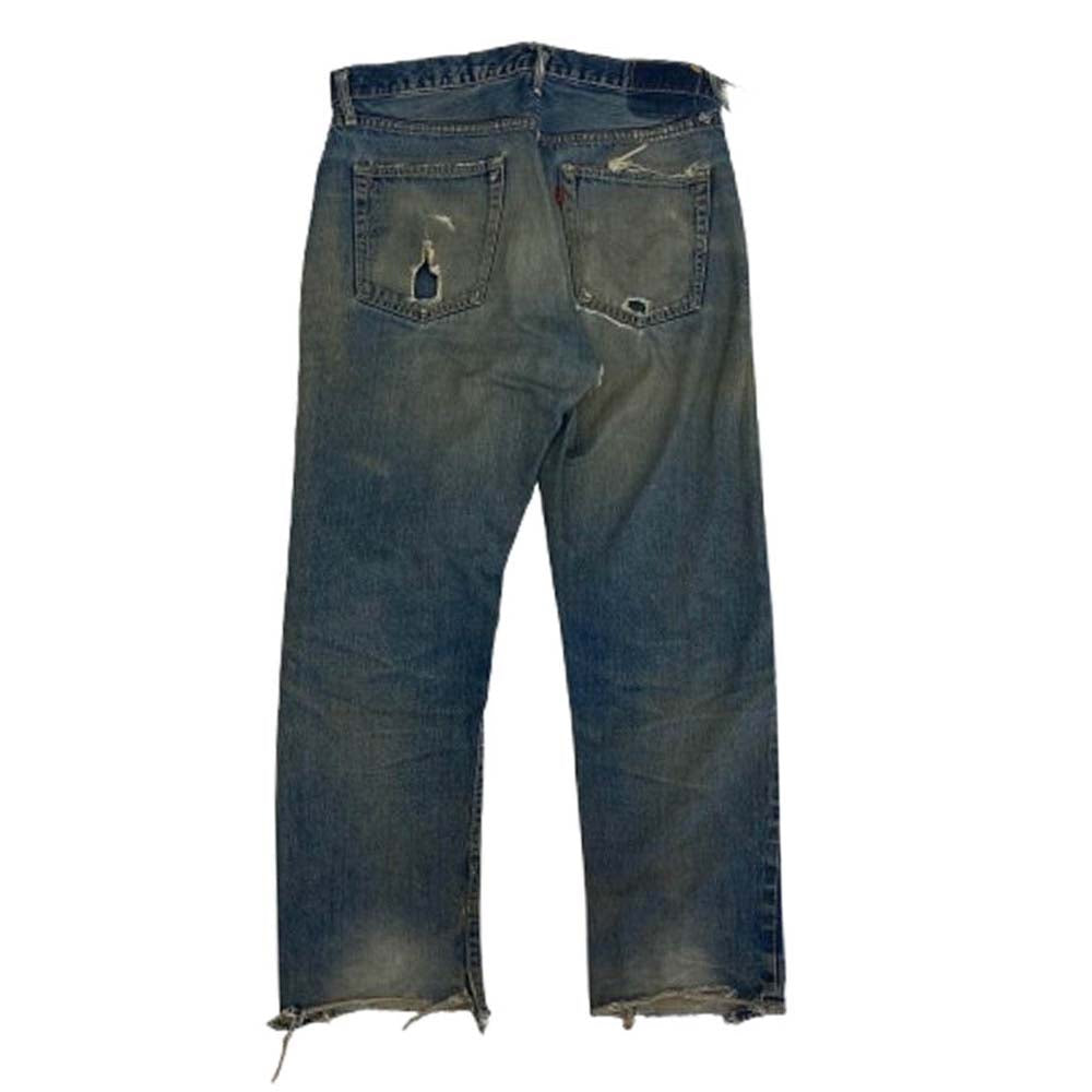 Levi's リーバイス 60s 70s 502 BIGE 両面タブ Vステッチ 裏刻印J 赤耳 TALON42 ZIP カンヌキ デニム パンツ ジーンズ インディゴブルー系【中古】