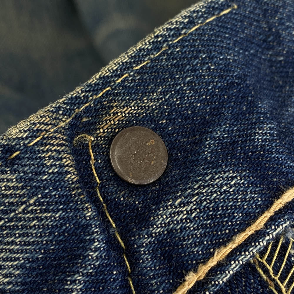 Levi's リーバイス 60s 70s 502 BIGE 両面タブ Vステッチ 裏刻印J 赤耳 TALON42 ZIP カンヌキ デニム パンツ ジーンズ インディゴブルー系【中古】