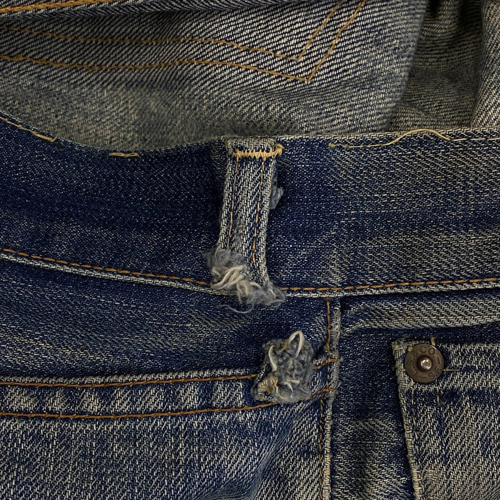 Levi's リーバイス 60s 501 BIGE 両面タブ Vステッチ 裏刻印無 足長R 赤耳 デニム パンツ ジーンズ インディゴブルー系【中古】