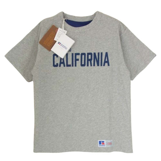 STANDARD CALIFORNIA スタンダードカリフォルニア RUSSELL ATHLETIC ラッセルアスレチック SD Reversible TEE リバーシブル 半袖 Tシャツ グレー系 S【美品】【中古】