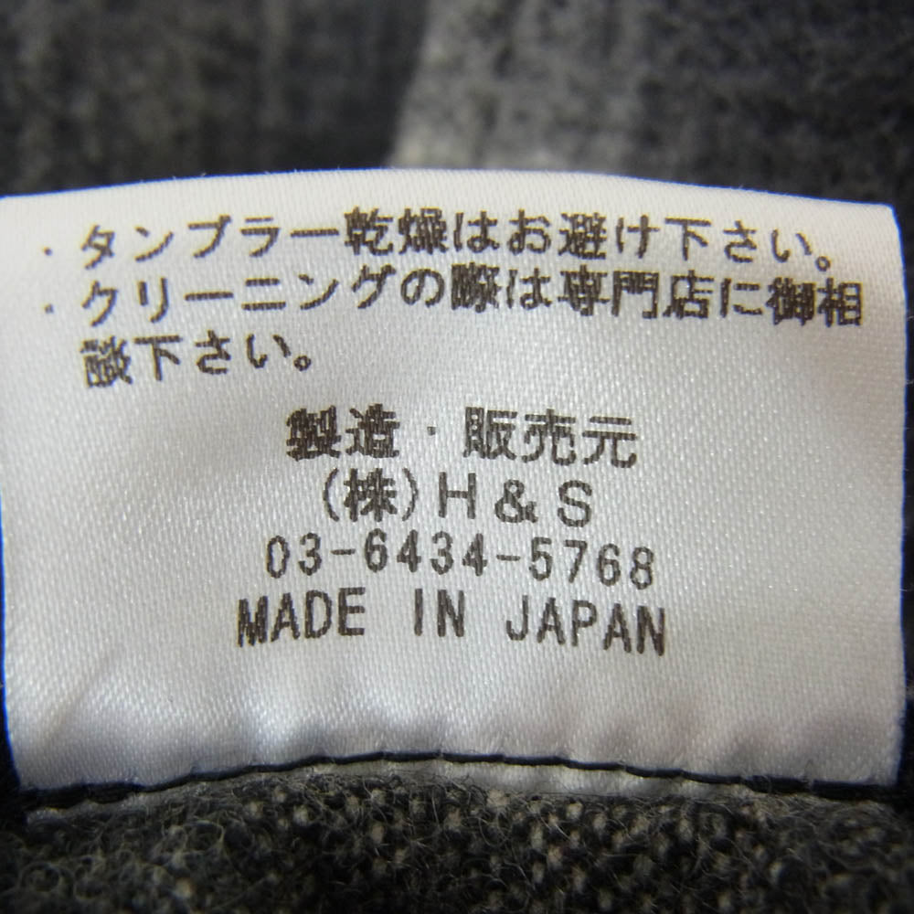 HideandSeek ハイドアンドシーク OMBRE CHECK L/S SHIRT オンブレ チェック 長袖 シャツ ブラック系 XL【中古】