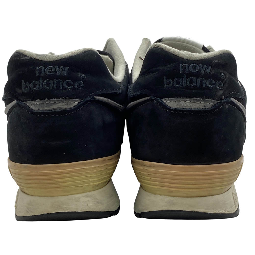 NEW BALANCE ニューバランス M576NLI 英国製 スエード ローカット スニーカー ブラック系 26cm【中古】