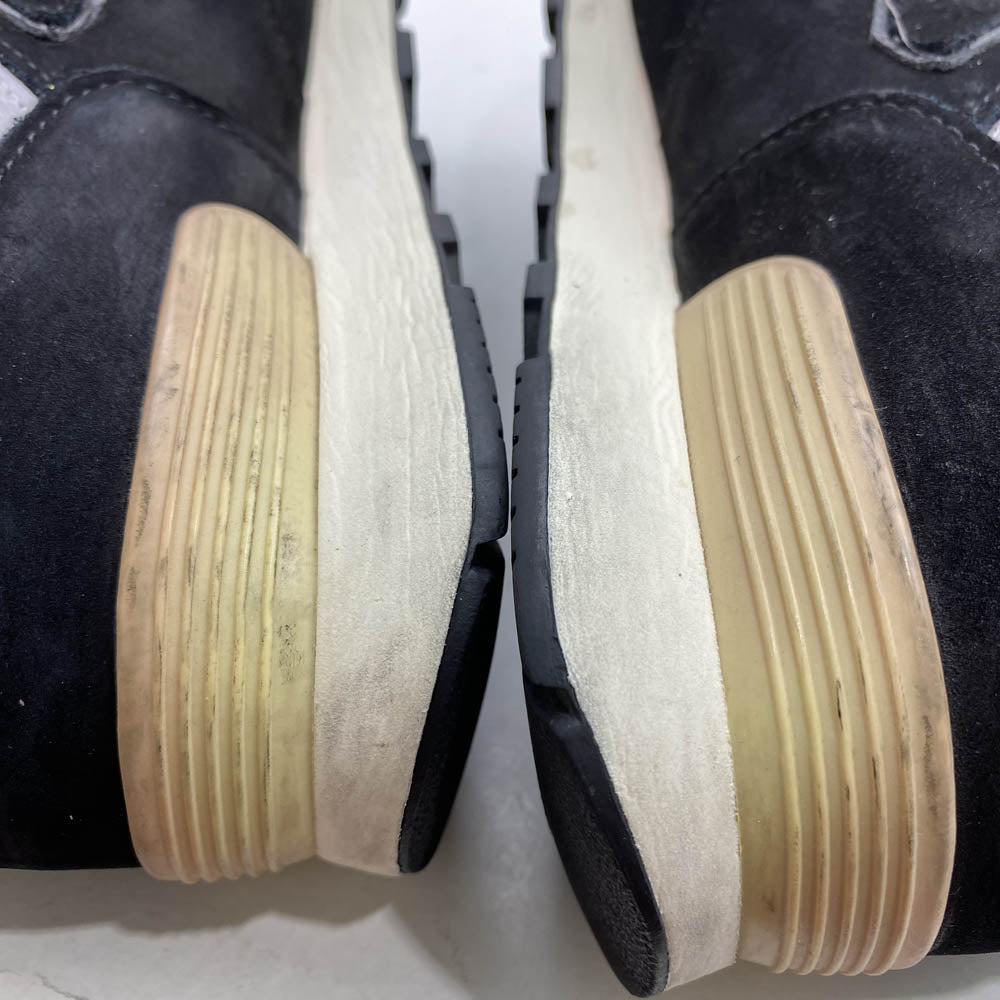 NEW BALANCE ニューバランス M576NLI 英国製 スエード ローカット スニーカー ブラック系 26cm【中古】