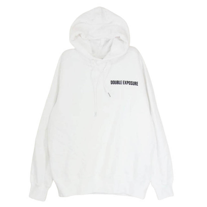 Sacai サカイ 22SS 22-0401S FILM CREW バックプリント プルオーバー パーカー スウェット フーディー ホワイト系 1【中古】