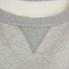 MAISON MARGIELA メゾンマルジェラ S51GU0130 四つタグ SWEATSHIRT 前V ペンシルロゴ ショート丈 クロップド スウェットシャツ トレーナー グレー系 S【中古】