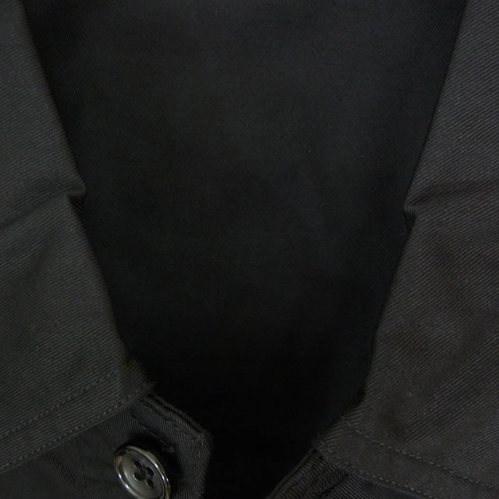 GABOR ガボール COVERALLS LONG SLEEVES Gクラウンロゴ バックプリント カバーオール シャツ ジャケット ブラック系 M【新古品】【未使用】【中古】