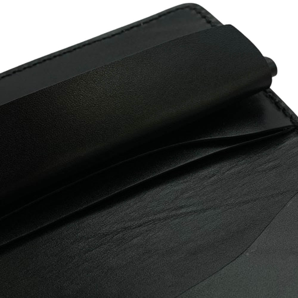 黒羽 クロウ CB レザー ロングウォレット 長財布 ブラック系【新古品】【未使用】【中古】