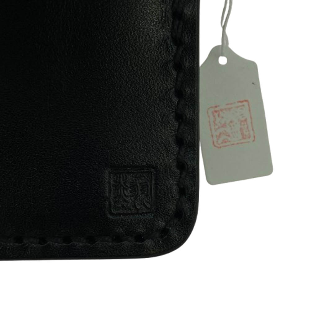 黒羽 クロウ CB レザー ロングウォレット 長財布 ブラック系【新古品】【未使用】【中古】
