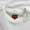Supreme シュプリーム 19AW Chenille Arc Logo S/S Top パイル アーチロゴ 半袖 Tシャツ ホワイト系 M【中古】