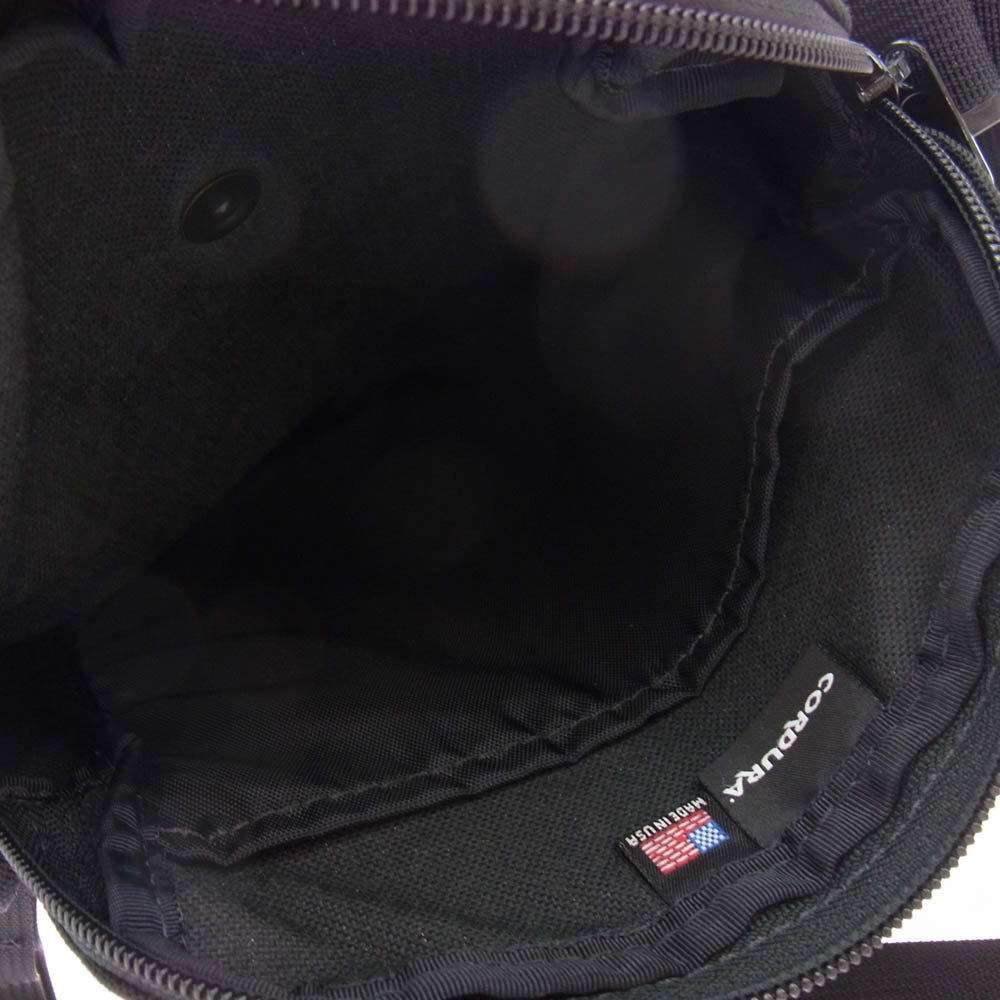 The Ennoy Professional ザ エンノイ プロフェッショナル SHOULDER BAG ロゴパッチ キャンバス ショルダーバッグ ブラック系【中古】