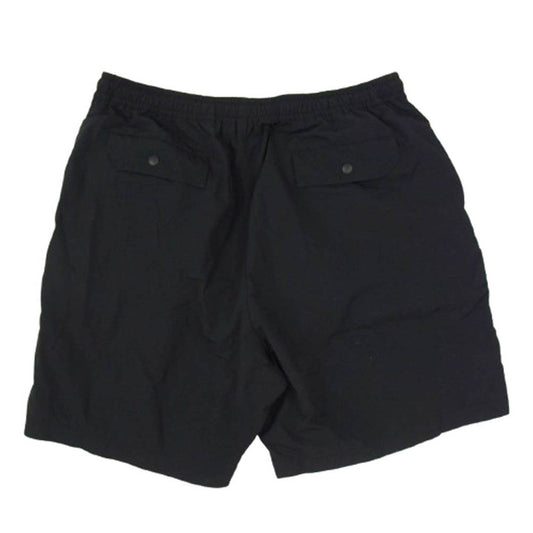 The Ennoy Professional ザ エンノイ プロフェッショナル NYLON SHORTS ナイロン ロゴ刺繍 ショーツ ハーフパンツ ブラック系 L【中古】