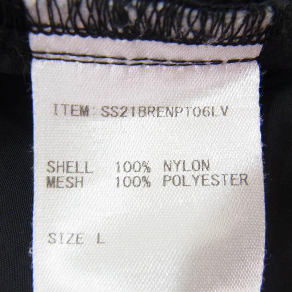 The Ennoy Professional ザ エンノイ プロフェッショナル NYLON SHORTS ナイロン ロゴ刺繍 ショーツ ハーフパンツ ブラック系 L【中古】