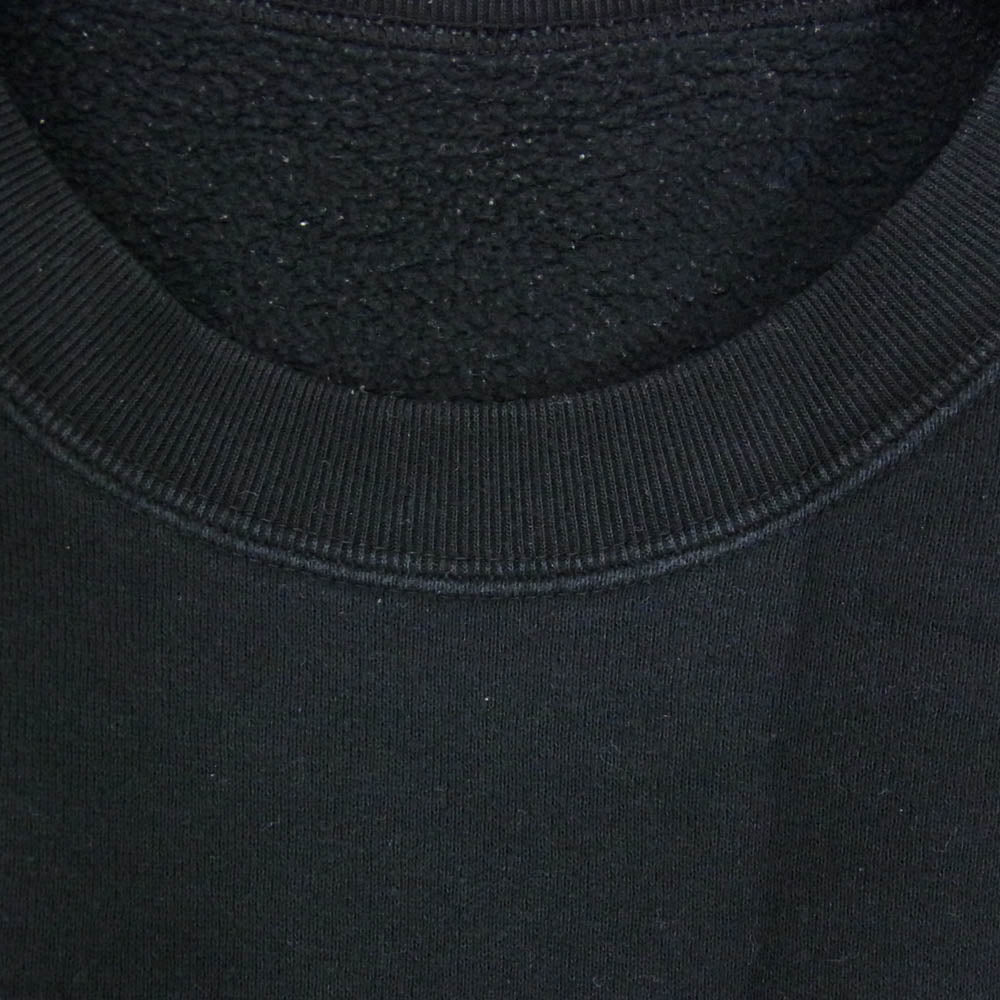 The Ennoy Professional ザ エンノイ プロフェッショナル 20AW AW20BRENCTO1NTL ロゴ刺繍 クルーネック スウェット トレーナー ブラック系 M【中古】