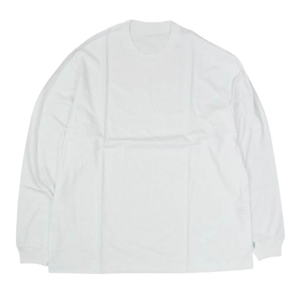 The Ennoy Professional ザ エンノイ プロフェッショナル POCKET & CREW 2PACK LS T-SHIRTS (WHITE) ポケット クルー 2パック 長袖 Tシャツ 2枚セット ホワイト系 L【美品】【中古】