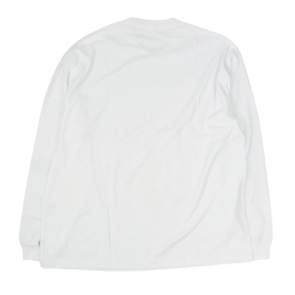 The Ennoy Professional ザ エンノイ プロフェッショナル POCKET & CREW 2PACK LS T-SHIRTS (WHITE) ポケット クルー 2パック 長袖 Tシャツ 2枚セット ホワイト系 L【美品】【中古】