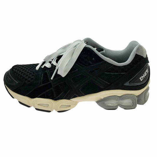 The Ennoy Professional ザ エンノイ プロフェッショナル 1201A986-002 ASICS GEL-NIMBUS 9 アシックス ゲル ニンバス ローカット スニーカー ブラック系 28cm【中古】