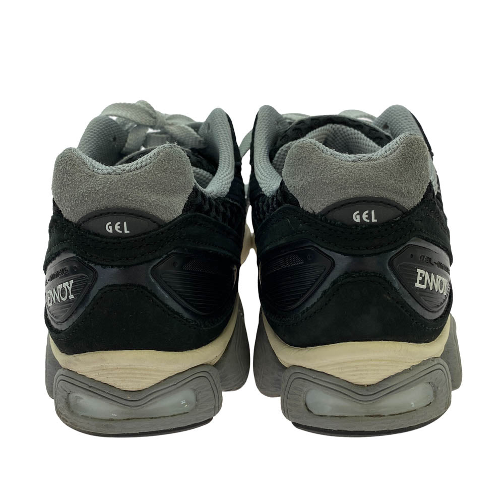 The Ennoy Professional ザ エンノイ プロフェッショナル 1201A986-002 ASICS GEL-NIMBUS 9 アシックス ゲル ニンバス ローカット スニーカー ブラック系 28cm【中古】