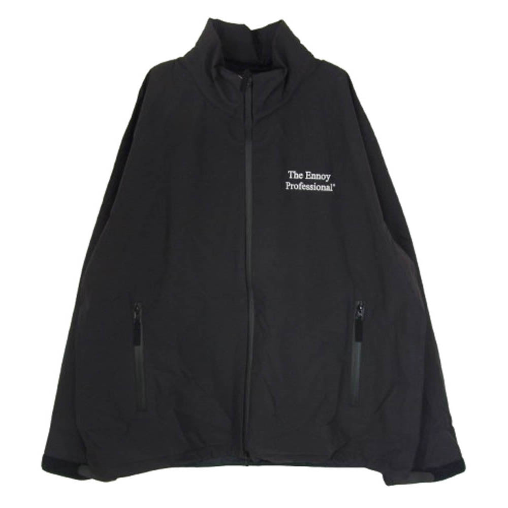 The Ennoy Professional ザ エンノイ プロフェッショナル 3LAYER SHELL JACKET ロゴ刺繍 3レイヤー シェル ジャケット ブラック系 L【中古】
