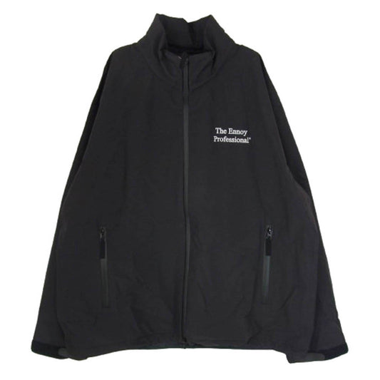 The Ennoy Professional ザ エンノイ プロフェッショナル 3LAYER SHELL JACKET ロゴ刺繍 3レイヤー シェル ジャケット ブラック系 L【中古】