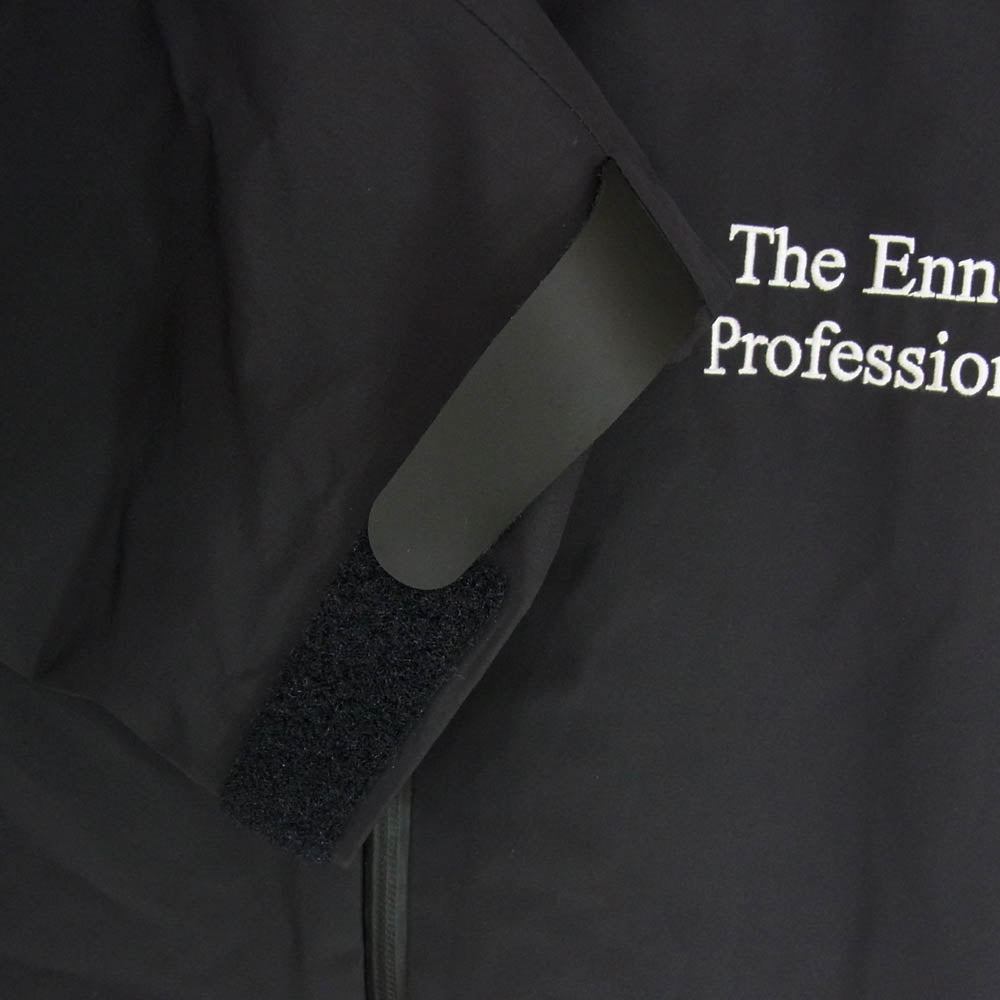 The Ennoy Professional ザ エンノイ プロフェッショナル 3LAYER SHELL JACKET ロゴ刺繍 3レイヤー シェル ジャケット ブラック系 L【中古】