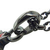 STARLIN GEAR スターリンギア グルーブクロスペンダントトップ アンカーチェーンネックレス ブラックコーティング シルバー925 ブラック系【中古】