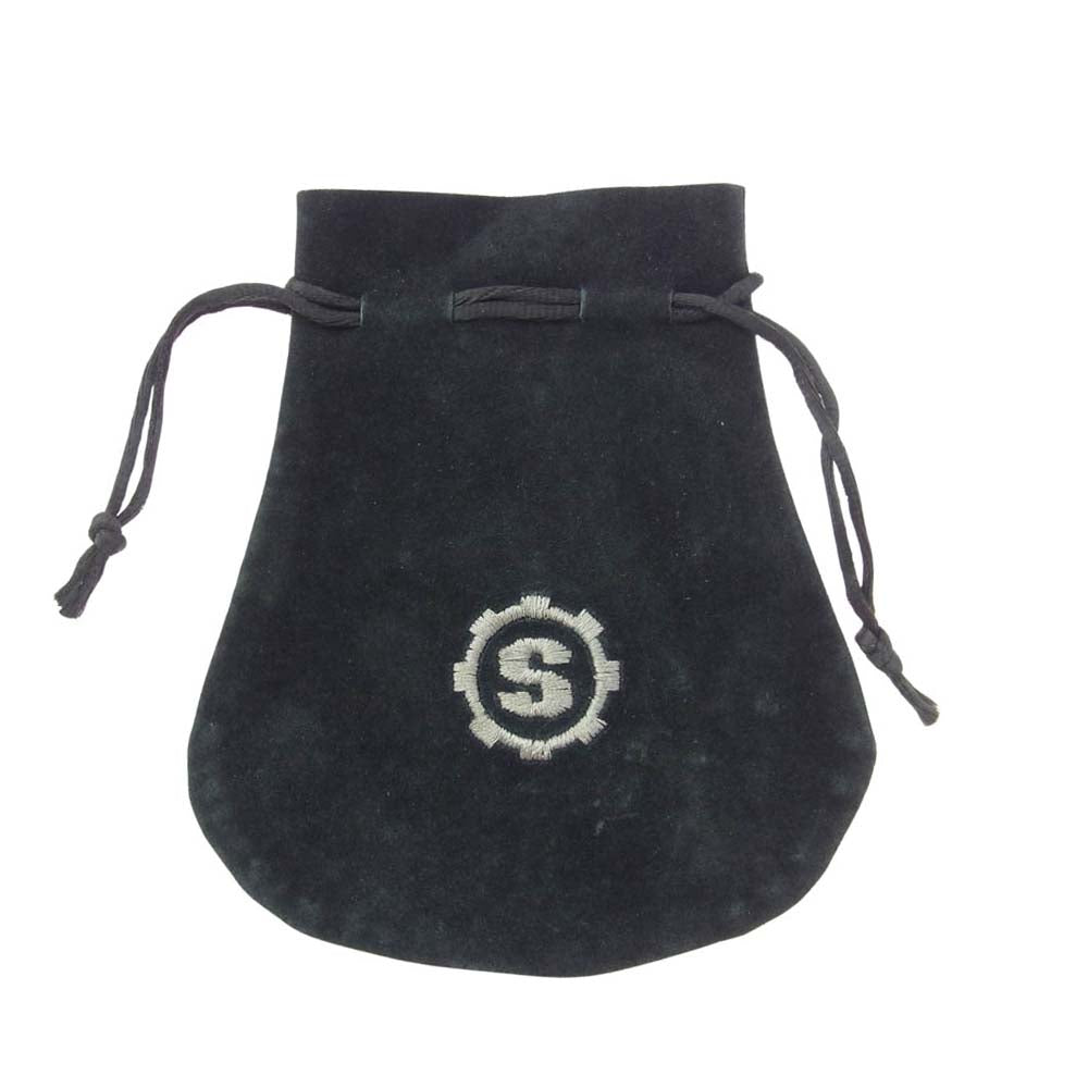 STARLIN GEAR スターリンギア グルーブクロスペンダントトップ アンカーチェーンネックレス ブラックコーティング シルバー925 ブラック系【中古】