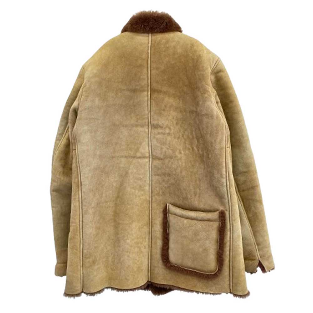 サノバチーズ THE MU JKT シープスキン ムートンコート ジャケット ライトブラウン系 M【中古】