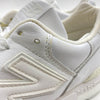 NEW BALANCE ニューバランス M1400B made in USA オールレザー ローカット スニーカー ホワイト系 26cm【中古】