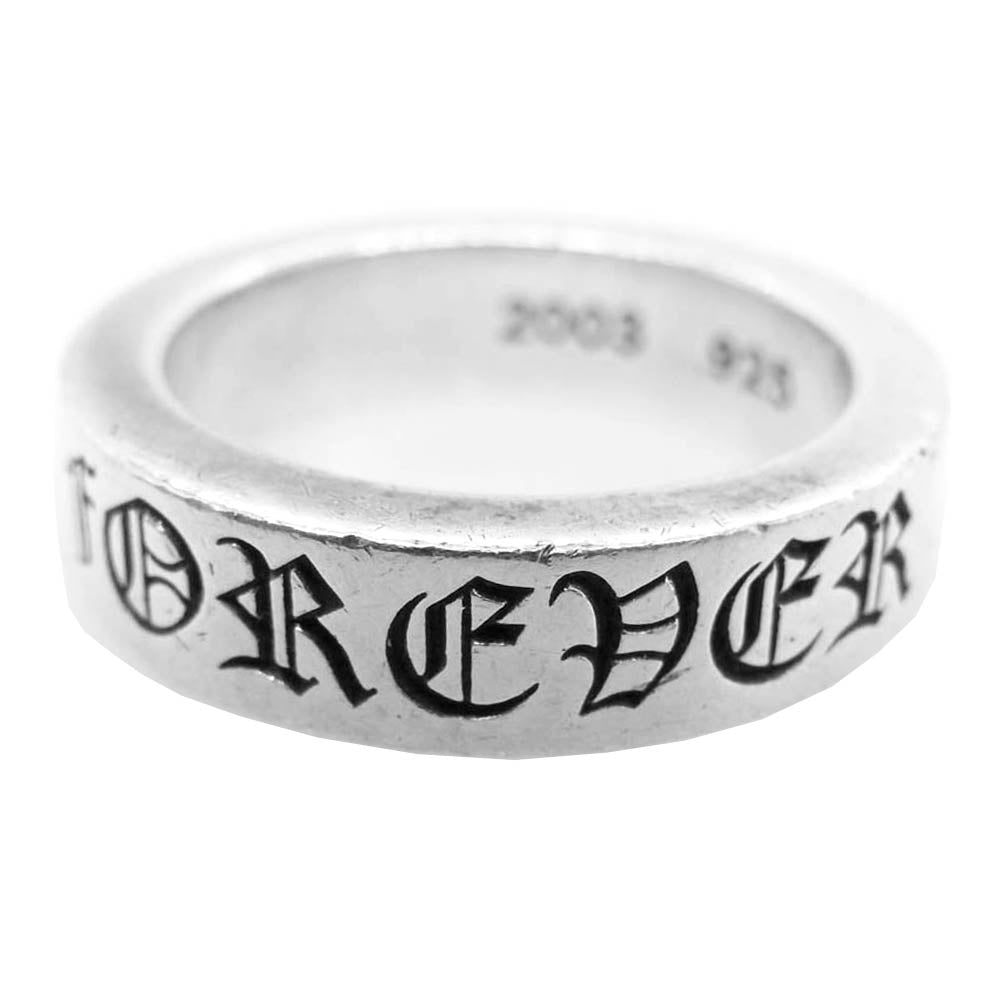 CHROME HEARTS クロムハーツ（原本無） 6mm SPACER FOREVER スペーサー フォーエバー リング シルバー系 19.5号【中古】
