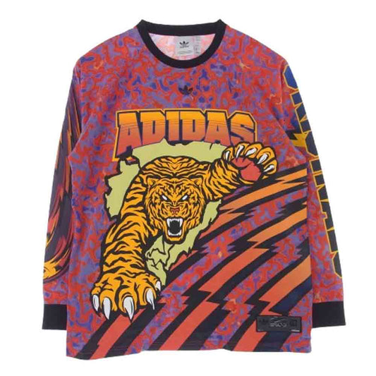 adidas アディダス JX1702 Adilenium シーズン 3 長袖グラフィック Tシャツ マルチカラー系 M【中古】