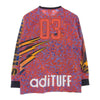 adidas アディダス JX1702 Adilenium シーズン 3 長袖グラフィック Tシャツ マルチカラー系 M【中古】