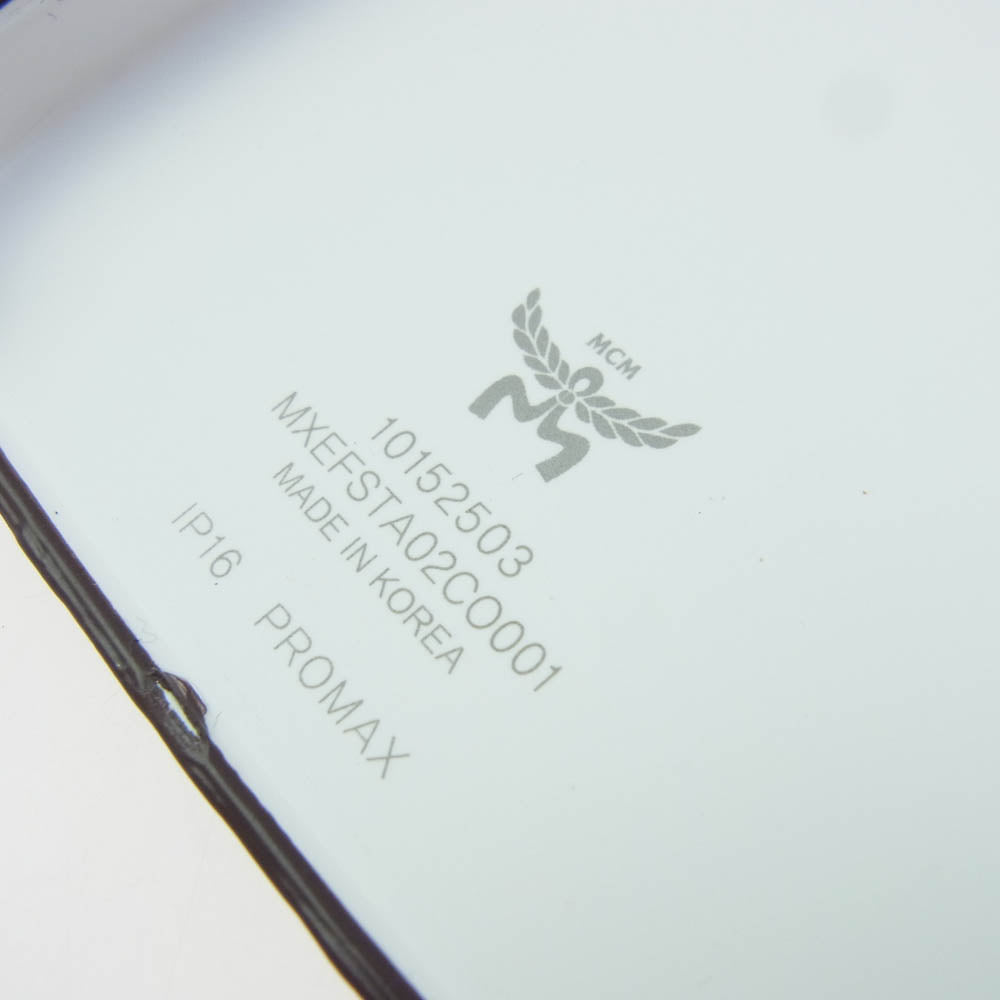 MCM エム・シー・エム MXEFSTA02CO001 iPhone 16 Pro Max ケース ヴィセトス cognac ブラウン系【中古】