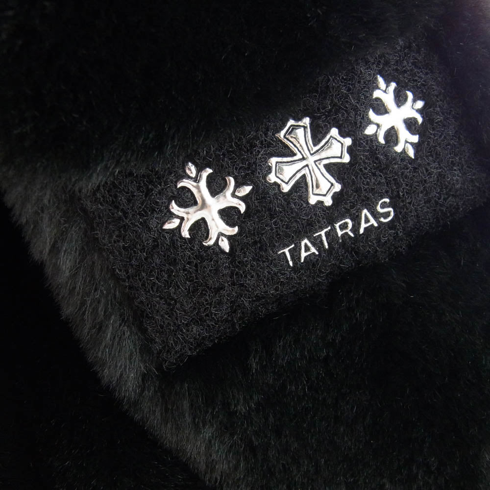 TATRAS タトラス MTAT24A4858-L BOMOS ボモス フェイクファー フード ブルゾン ジャケット ブラック系 2【中古】