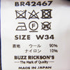 Buzz Rickson's バズリクソンズ BR42467 AVIATION ASSOCIATES NEP WOOL TROUSERS ネップ ウール トラウザース パンツ ブラウン系 34【極上美品】【中古】
