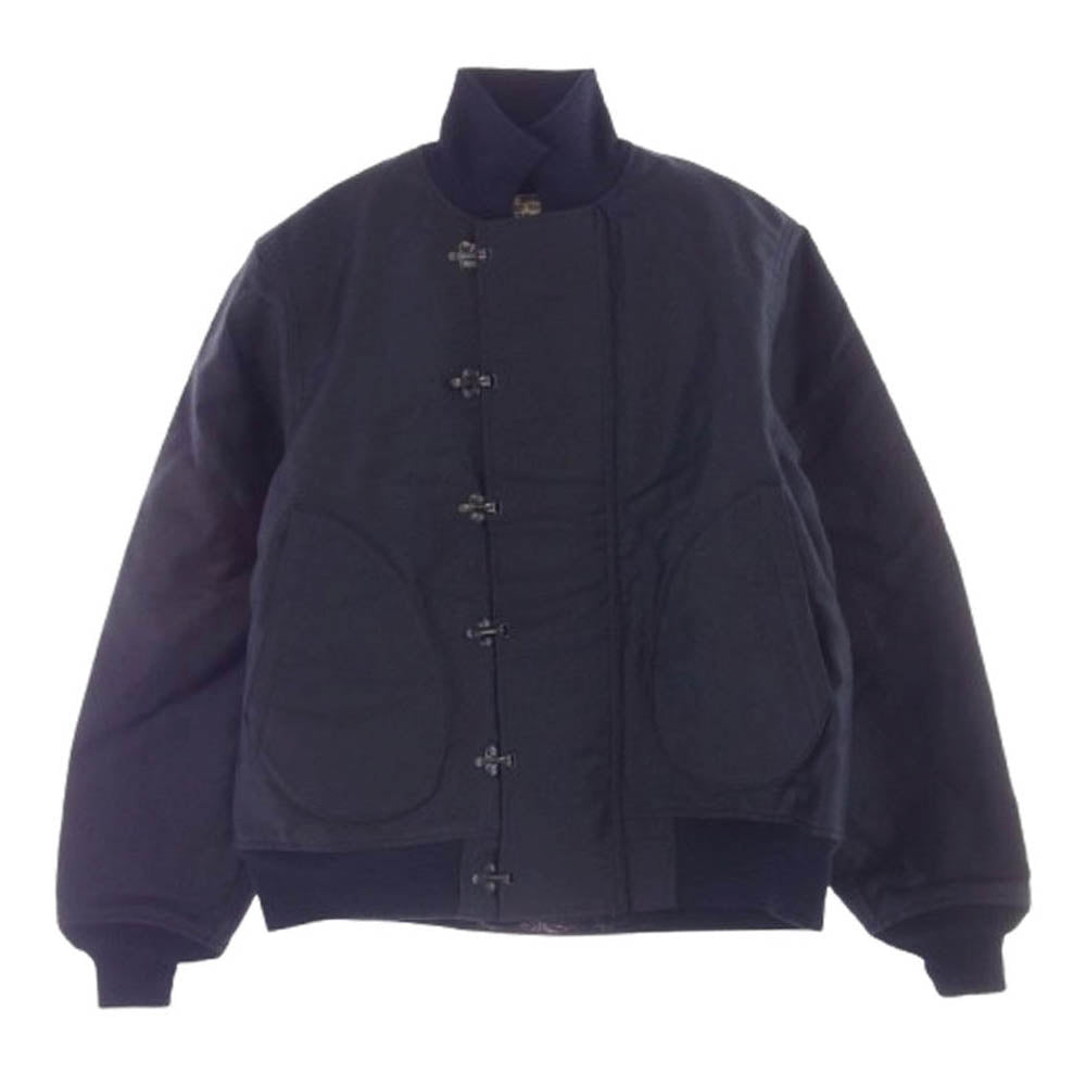 Buzz Rickson's バズリクソンズ BR15585 JACKET DECK HOOK CONTRACT NXs 15461 ウインドフラップ デッキジャケット ダークネイビー系 38【極上美品】【中古】