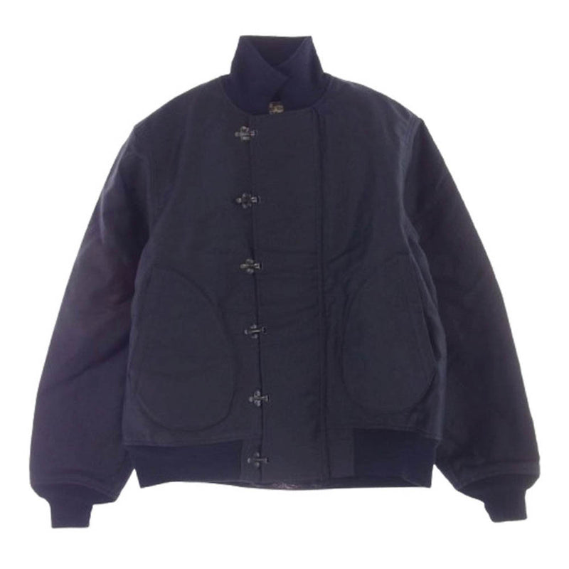 Buzz Rickson's バズリクソンズ BR15585 JACKET DECK HOOK CONTRACT NXs 15461 ウインドフラップ デッキジャケット ダークネイビー系 38【極上美品】【中古】