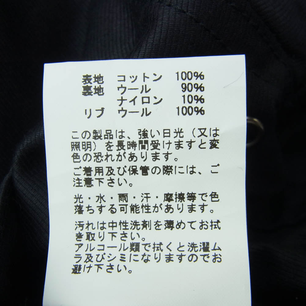 Buzz Rickson's バズリクソンズ BR15585 JACKET DECK HOOK CONTRACT NXs 15461 ウインドフラップ デッキジャケット ダークネイビー系 38【極上美品】【中古】