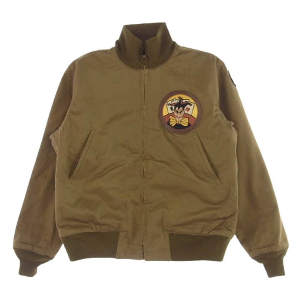 Buzz Rickson's バズリクソンズ BR15146 Type TANKERS SLASH POCKET タイプ タンカース スラッシュポケット ブルゾン ジャケット カーキ系 L【極上美品】【中古】