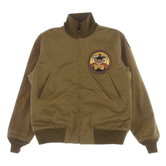 Buzz Rickson's バズリクソンズ BR15146 Type TANKERS SLASH POCKET タイプ タンカース スラッシュポケット ブルゾン ジャケット カーキ系 L【極上美品】【中古】