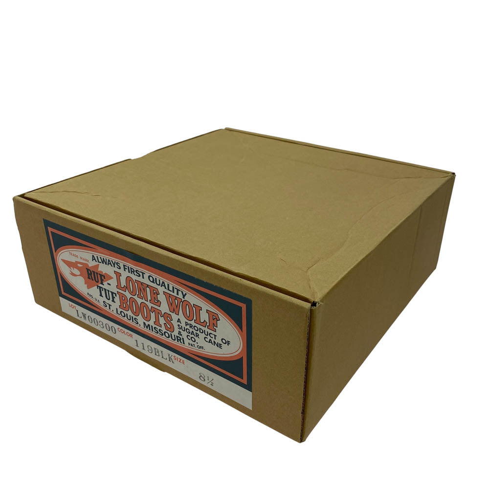 LONE WOLF ロンウルフ LW00300 Engineer boots 真鍮バックル エンジニアブーツ ブラック系 8 1/2【極上美品】【中古】