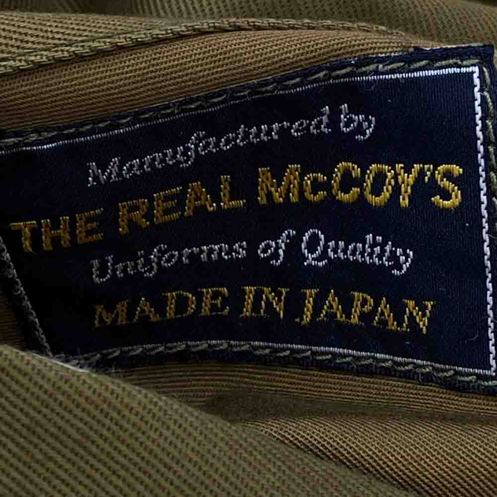 The REAL McCOY'S ザリアルマッコイズ MJ16104 W-669-qm-16393 TANKERS タンカース ミリタリー ジャケット カーキ系 M【美品】【中古】