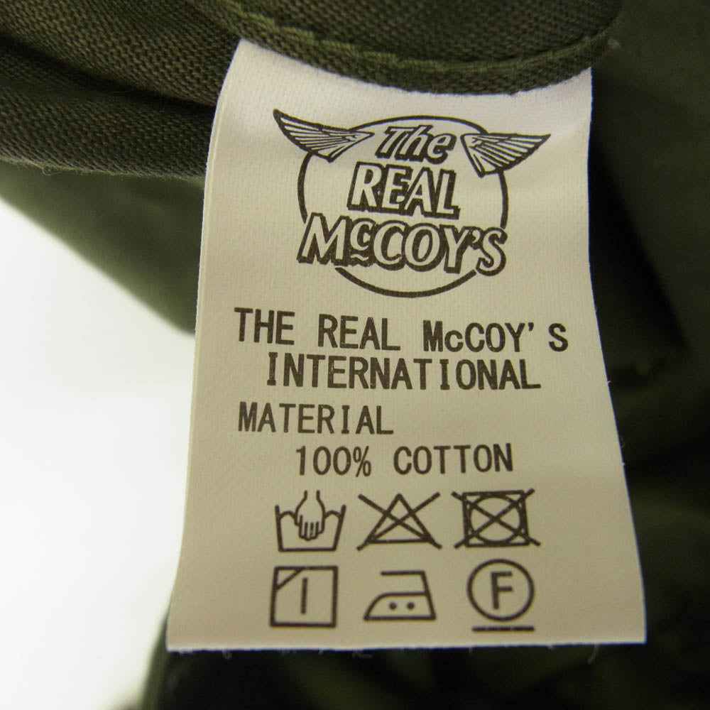The REAL McCOY'S ザリアルマッコイズ MJ17118 M-1951 PARKA 55-P-4982-20 M51 フィッシュテール モッズコート カーキ系【美品】【中古】