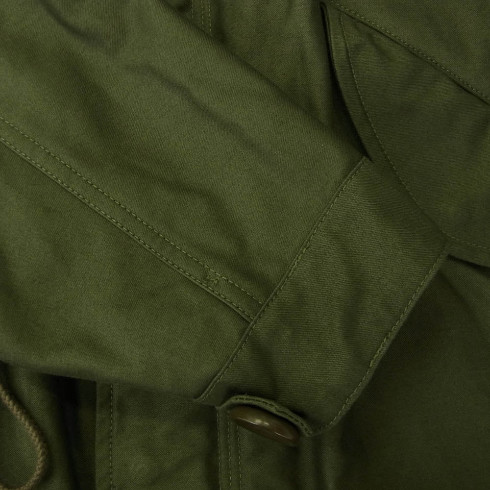 The REAL McCOY'S ザリアルマッコイズ MJ17118 M-1951 PARKA 55-P-4982-20 M51 フィッシュテール モッズコート カーキ系【美品】【中古】