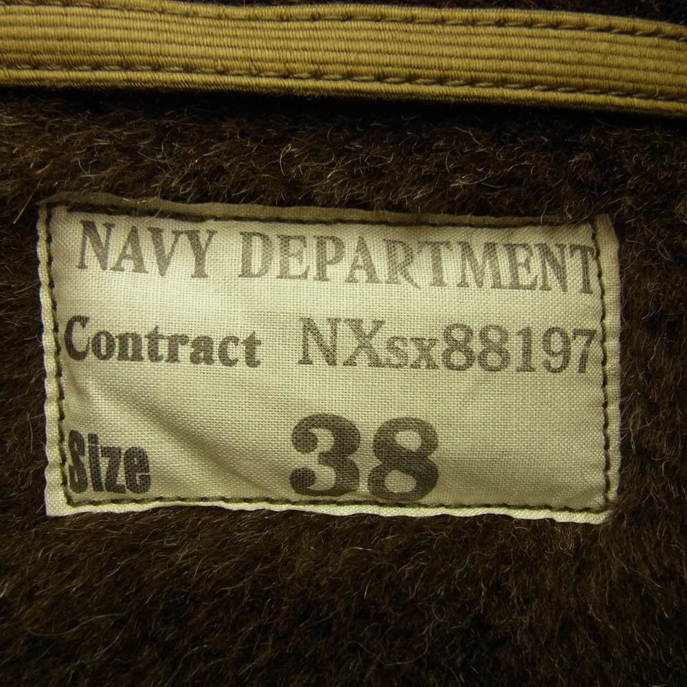 The REAL McCOY'S ザリアルマッコイズ MJ21104 N-1 DECK JACKET デッキジャケット カーキ系 38【美品】【中古】