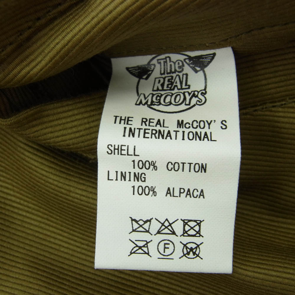 The REAL McCOY'S ザリアルマッコイズ MJ21104 N-1 DECK JACKET デッキジャケット カーキ系 38【美品】【中古】
