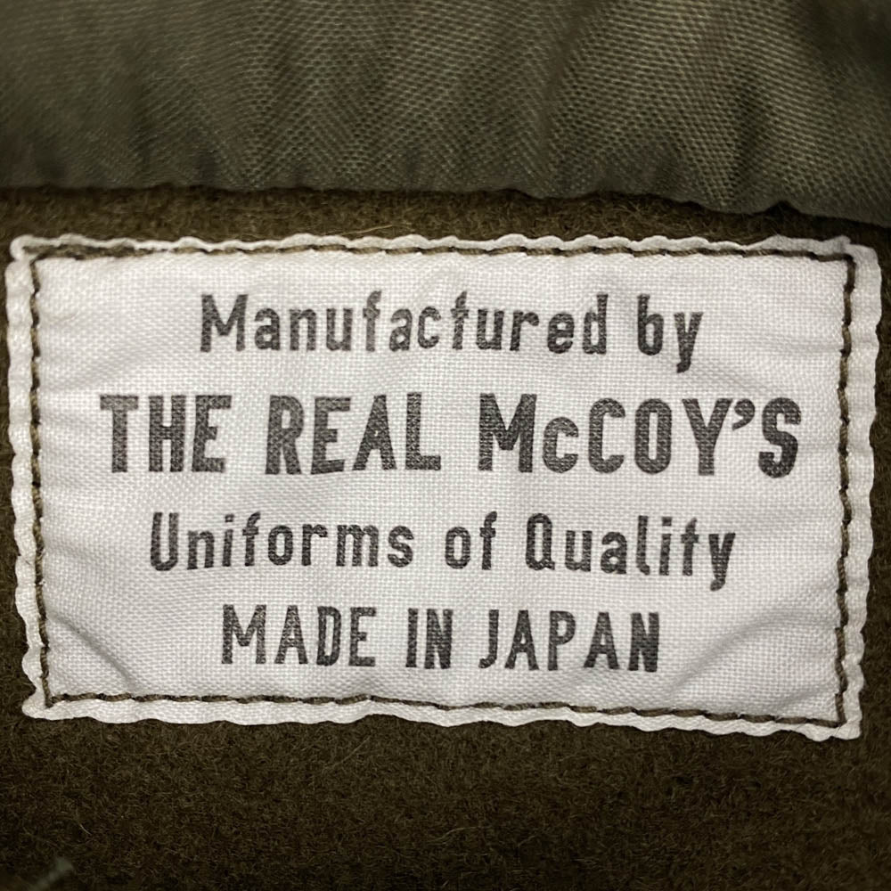 The REAL McCOY'S ザリアルマッコイズ MJ21111 M-65 フィールドパーカ フィッシュテール モッズコート カーキ系 レギュラー スモール【美品】【中古】