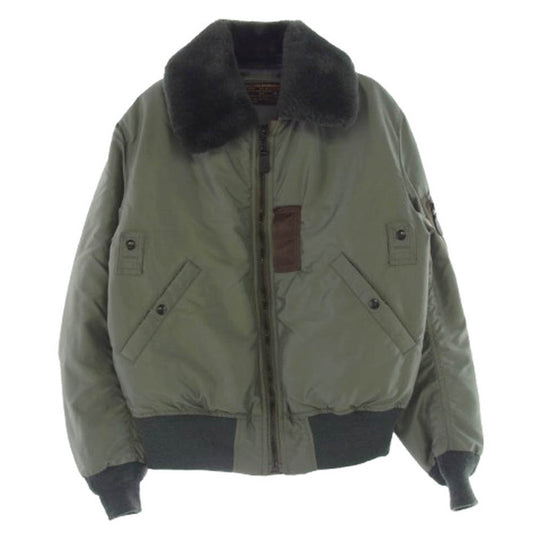 The REAL McCOY'S ザリアルマッコイズ MJ20107 TYPE B-15D REAL McCOY MFG. CO. フライトジャケット カーキ系 38【美品】【中古】