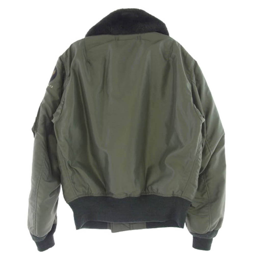 The REAL McCOY'S ザリアルマッコイズ MJ20107 TYPE B-15D REAL McCOY MFG. CO. フライトジャケット カーキ系 38【美品】【中古】