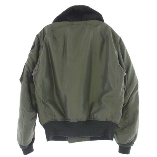 The REAL McCOY'S ザリアルマッコイズ MJ20107 TYPE B-15D REAL McCOY MFG. CO. フライトジャケット カーキ系 38【美品】【中古】